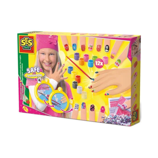 Набір для творчості – МОДНИЙ МАНІКЮР (фарби, пензлик, стікери, прикраси)