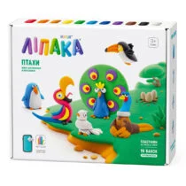 Меганабір пластиліну, що самостійно твердіє, ЛІПАКА – ПТАХИ