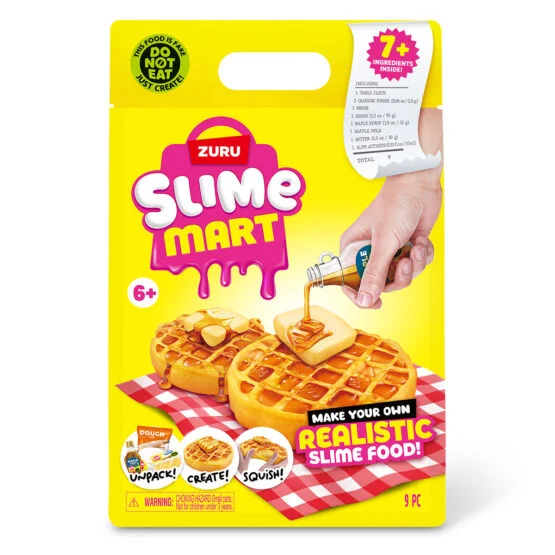 Ігровий набір зі слаймами SLIME MART серії “Shopping Bag” – БЕЛЬГІЙСЬКІ ВАФЛІ