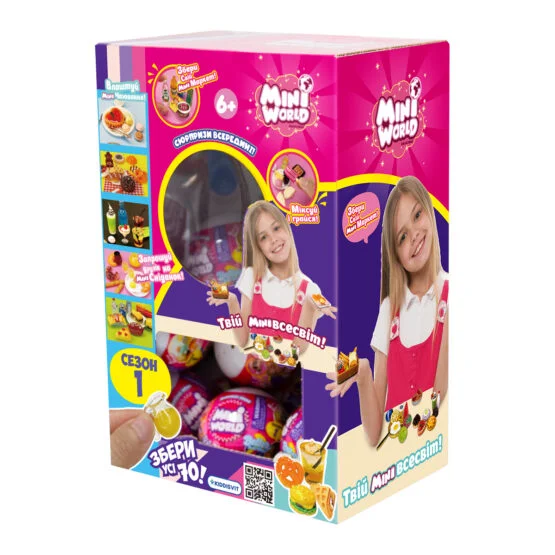 Дисплей ігрових наборів із сюрпризом Mini World – ПІКНІК (24 шт.)