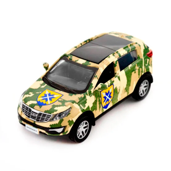 Автомодель серії “Шеврони Героїв” – KIA SPORTAGE R – “56 ОМПБр”