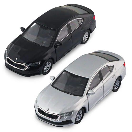 Автомодель – SKODA OCTAVIA (чорний, сріблястий)