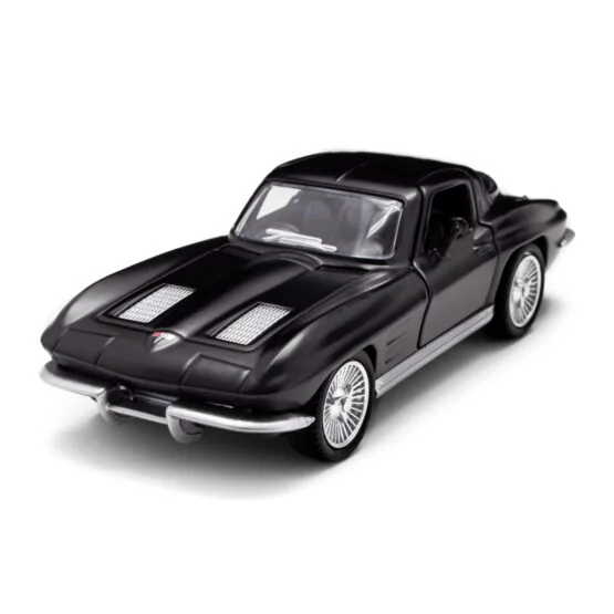 Автомодель – CHEVROLET CORVETTE SPLIT WINDOW 1963 (матовий чорний)