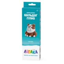 Набір пластиліну, що самостійно твердіє, ЛІПАКА – СОБАКИ-ДРУЗЯКИ: БУЛЬДОГ ГІПНО