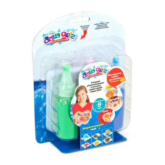 Набір для творчості AQUA GELZ «Дивовижний дует» – ЗМІЙКА І ТЮЛЕНЬ