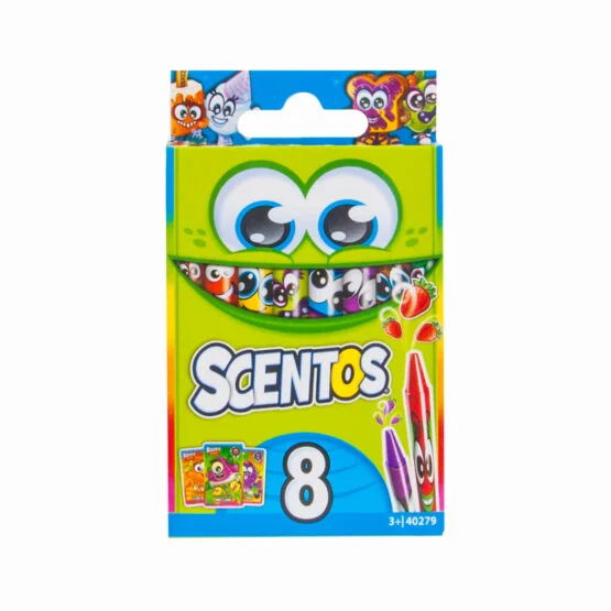 Набір ароматних воскових олівців-міні – ДРУЖНЯ КОМПАНІЯ (8 кольорів)