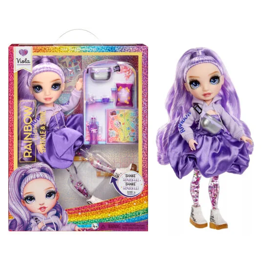 Лялька RAINBOW HIGH серії “Sparkle & Shine” – ВІОЛА (з аксесуарами)