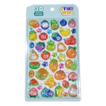 Набір 3D-наліпок TIKI WIKI серії “Crystal” – ТІКІ ФРУКТИ