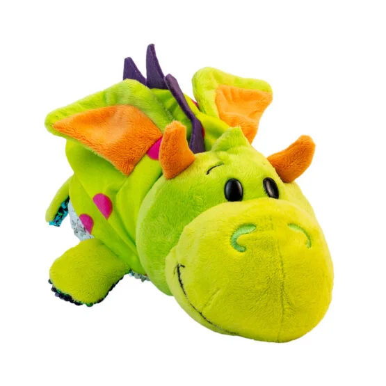 М’яка іграшка з паєтками 2 в 1 – ZooPrяtki – ЄДИНОРІГ-ДРАКОН (30 cm)