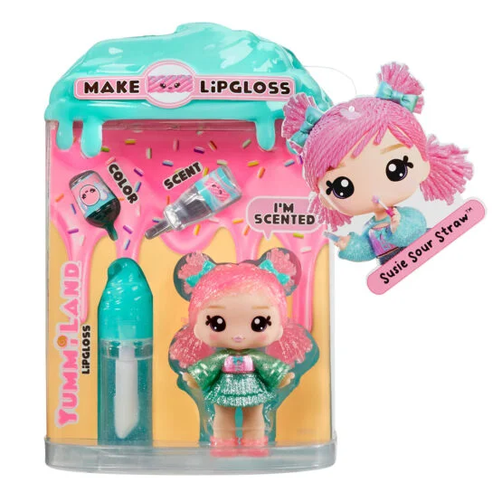 Ігровий набір з лялькою та блиском для губ YUMMILAND (ЯММІЛЕНД) S2 – С’ЮЗІ САУЕР СТРОУ