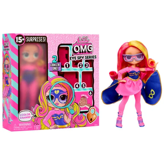 Ігровий набір з лялькою L.O.L. SURPRISE! серії “O.M.G. Eye Spy” – СУПЕРГЕРОЙКА (з аксес.)