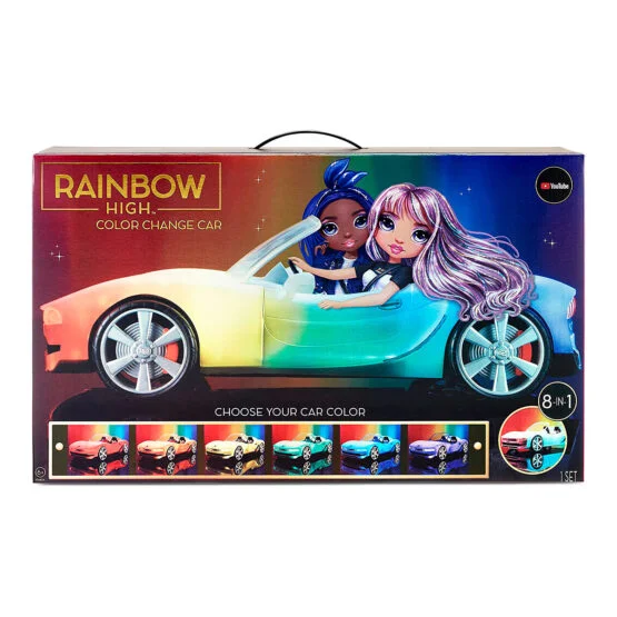 Автомобіль для ляльки RAINBOW HIGH – РІЗНОКОЛЬОРОВЕ СЯЙВО