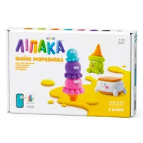 Набір пластиліну, що твердіє, ЛІПАКА – ФАЙНІ МОРОЗИВКА: КУЛЬКОНАВТИ, ЄТІ СЕНДВІЧ, РІЖОК КУВИРОК