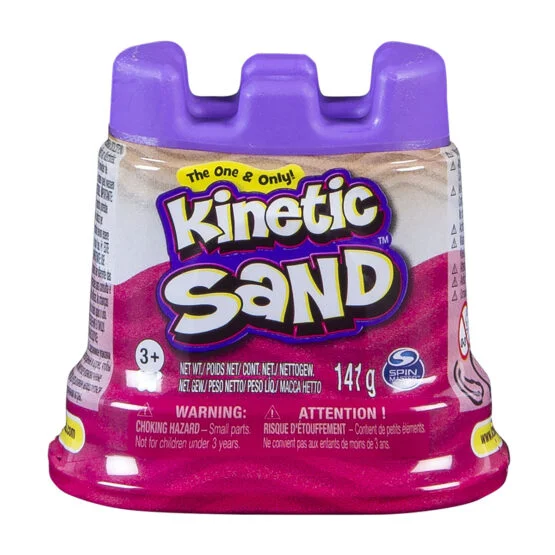 Пісок для дитячої творчості KINETIC SAND МІНІ ФОРТЕЦЯ (рожевий, 141 г)