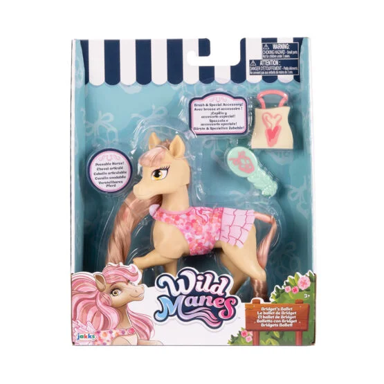 Ігрова фігурка WILD MANES – КОНЯЧКА-БАЛЕРИНА БРІДЖЕТ (фігурка, аксес.)