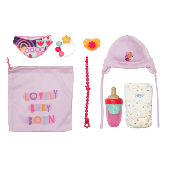 Набір аксесуарів для ляльки BABY BORN серії “Pinplay” – ПЕРШІ ВАЖЛИВІ МОМЕНТИ
