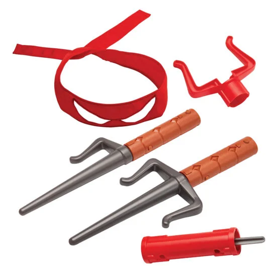 Набір іграш. зброї «Черепашки-Ніндзя MOVIE III» W2 – КИНДЖАЛИ-САЙ РАФА ПОДВІЙНИЙ УДАР