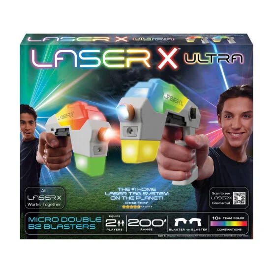 Ігровий набір для лазерних боїв – LASER X ULTRA MICRO ДЛЯ ДВОХ ГРАВЦІВ