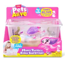 Інтерактивний ігровий набір PETS ALIVE серії “Mama & Baby Surprise” S1 – МАМА ЧЕРЕПАХА З СЮРПРИЗОМ