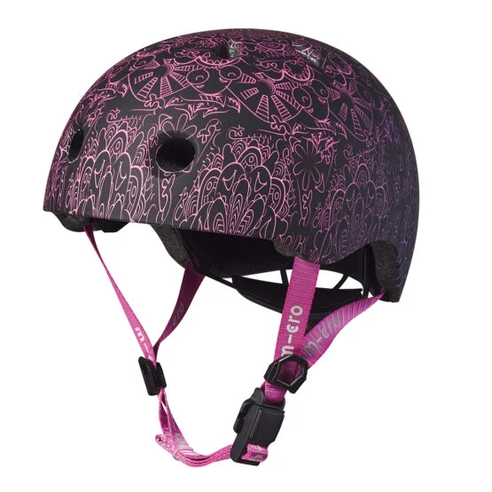 Захисний шолом MICRO – РОЖЕВО-ПУРПУРОВА МАНДАЛА (52-56 cm, M, світло)