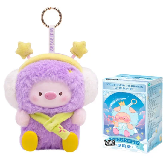 Колекційна м’яка іграшка з кільцем POP TOP 1983toys серії “GeeGeePig” – В ОЧІКУВАННІ ЧУДЕС (у дисп.,