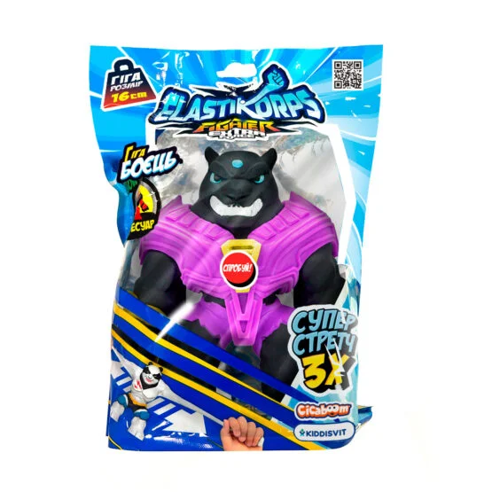 Стретч-іграшка ELASTIKORPS серії «Extra Force» – ПАНТЕРА КІНГУАР