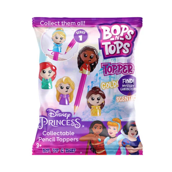 Колекційна фігурка-топер SAMBRO серії “Bop n Tops” – ПРИНЦЕСИ ДІСНЕЙ (1 фігурка, 21 вид в асорт.)