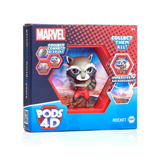 Колекційна фігурка WOW! PODS 4D серії “Марвел” – РАКЕТА (10 cm)