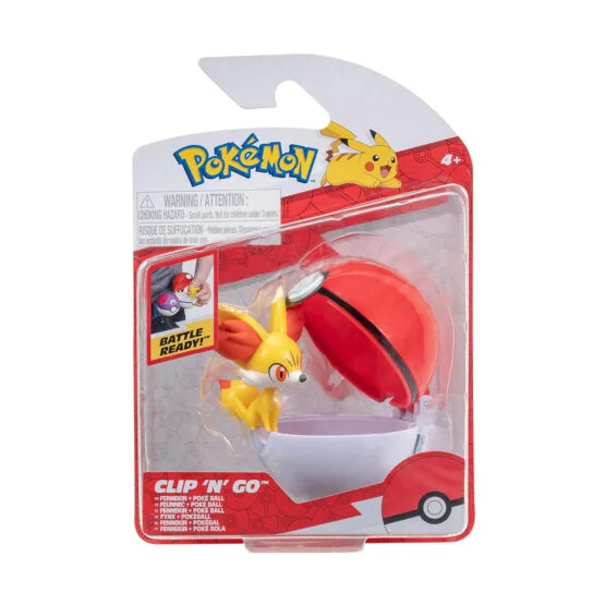 Ігровий набір POKEMON W14 – ФЕНЕКІН В ПОКЕБОЛІ (ігрова фігурка, покебол)