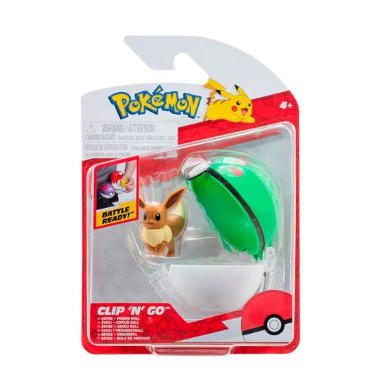 Ігровий набір POKEMON W16 – ІВІ У ПОКЕБОЛІ (ігрова фігурка, покебол)