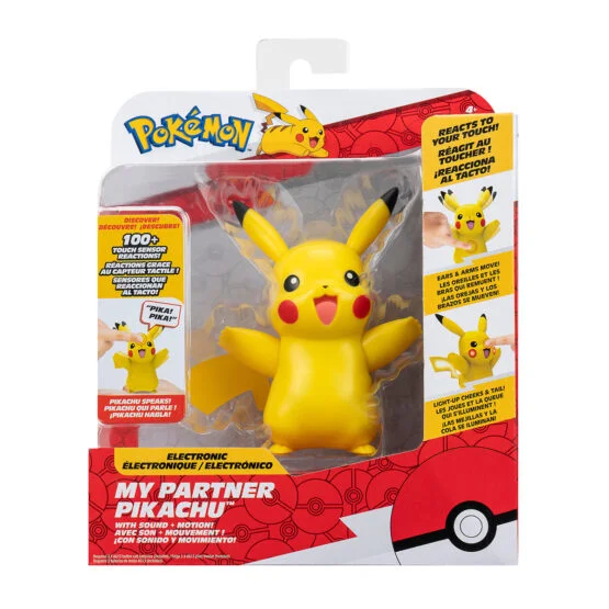 Інтерактивна іграшка POKEMON – МІЙ ДРУГ ПІКАЧУ (світло, звук, 11 cm)