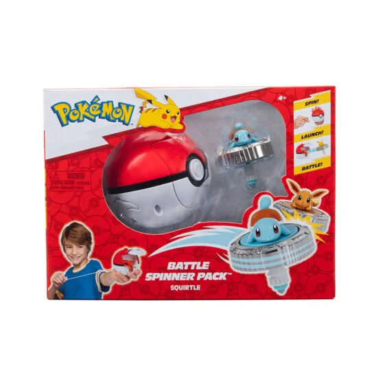 Ігровий набір POKEMON – СКВІРТЛ (спінер, покебол)
