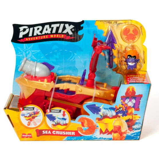 Ігровий набір PIRATIX S – ПІРАТСЬКИЙ КОРАБЕЛЬ МОРСЬКИЙ ГРОМОВИК