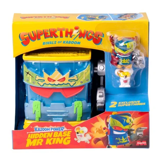 Ігровий набір SUPERTHINGS серії “Kazoom Power” – ПРИХОВАНА БАЗА МІСТЕРА КІНГА