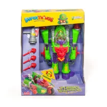 Ігровий набір SUPERTHINGS – СУПЕРБОТ ТРАНСФОРМЕР ШВИДКІСТЬ (робот-траснформер, фігурка, аксесуар)