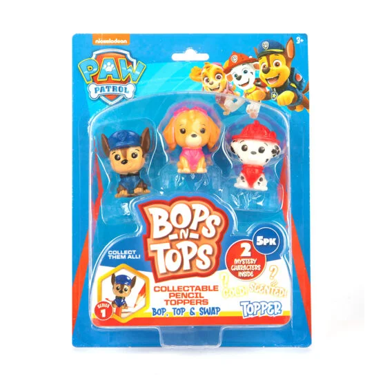 Набір колекційних фігурок-топерів SAMBRO серії “Bop n Tops” – ЩЕНЯЧИЙ ПАТРУЛЬ (5 фігурок, в асорт.)