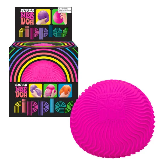 Іграшка-антистрес NEEDOH серії “Super” – ЯСКРАВІ ХВИЛЬКИ (рожевий)