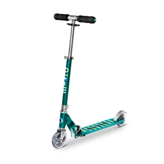 Самокат MICRO серії “Sprite LED” – БЕНЗИН (до 100 kg, двоколісний, світло)