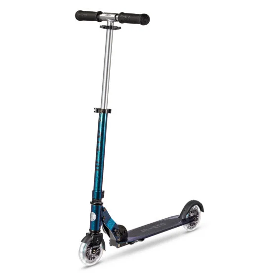 Самокат MICRO серії “Sprite LED” – ПЕРЛАМУТРОВИЙ МІКС (до 100  кг (kg), двоколісний, світло)