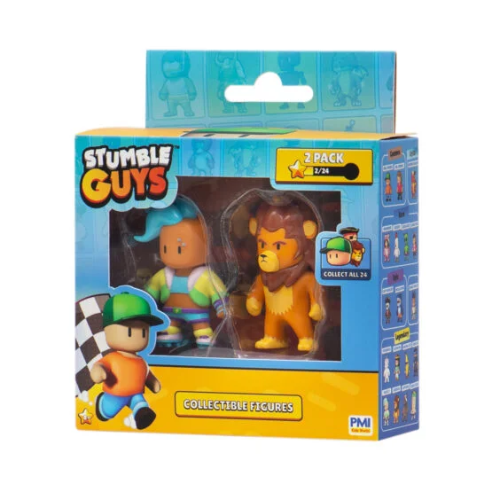 Набір колекційних фігурок STUMBLE GUYS – ВЕЛОЦИТ І ЛЕОНІДАС (2 фігурки, 6 cm)