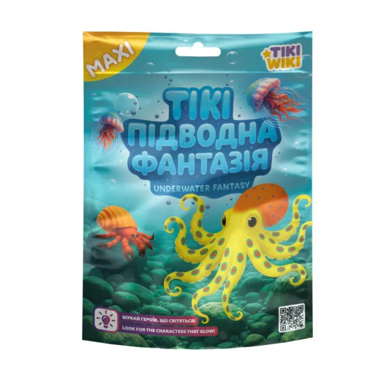 Стретч-іграшка у вигляді тварини TIKI WIKI серії “Maxi” – ТІКІ ПІДВОДНА ФАНТАЗІЯ (у диспл.)