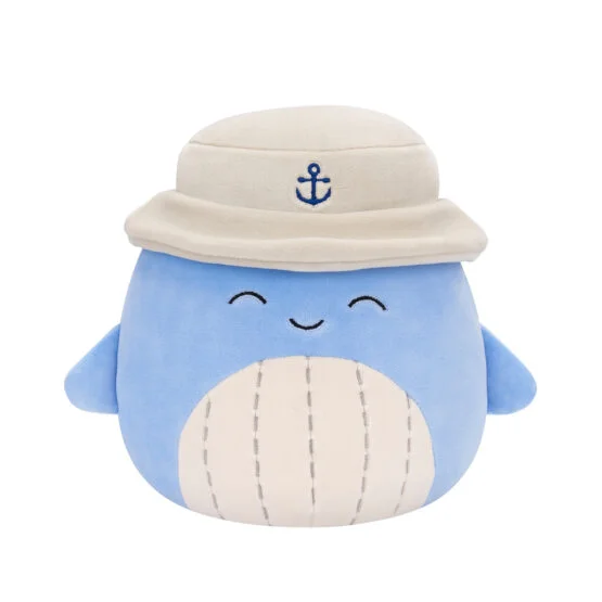 М’яка іграшка SQUISHMALLOWS – СИНІЙ КИТ САМІР У ПАНАМІ (19 cm)
