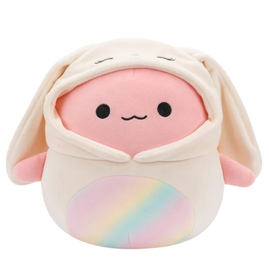 М’яка іграшка SQUISHMALLOWS – АКСОЛОТЛЬ АРЧІ (30 cm, у одязі)