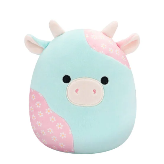 М’яка іграшка SQUISHMALLOWS – М’ЯТНА ПАСТЕЛЬНА КОРІВКА (19 cm)
