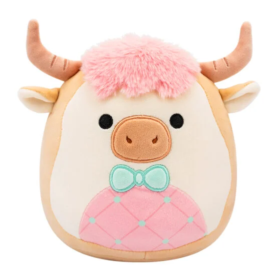 М’яка іграшка SQUISHMALLOWS – КОРІВКА САМСОН (19 cm)