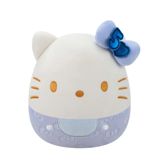 М’яка іграшка SQUISHMALLOWS – ХЕЛОУ КІТТІ У СИНЬОМУ (20 cm)