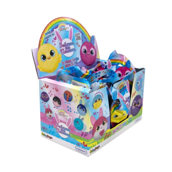 М’яка колекційна іграшка-сюрприз “Doki Doki” – ЗАЙЧИКИ ТА ПТАШКИ (12 шт., в дисплеї)