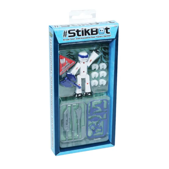 Ігровий набір для анімаційної творчості STIKBOT – ЗБРОЄНОСЕЦЬ (1 фіг., аксесуари)
