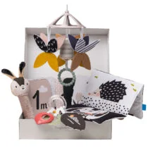 Подарунковий набір іграшок для новонародженого колекції “Садочок у місті” – ЧОРНО-БІЛА ГАРМОНІЯ