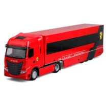 Ігровий набір – ВАНТАЖІВКА-ТЯГАЧ IVECO S-WAY ТА БОЛІД SF-24 (1:43)